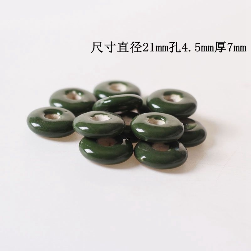 Set 10 Hạt Sứ Tròn 21mm Dùng Làm Trang Sức Thủ Công