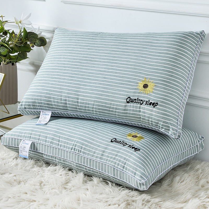 Alshone Pillow Cotton Washed Hot Melt Pillow Simple And Comfortable Cotton Pillow