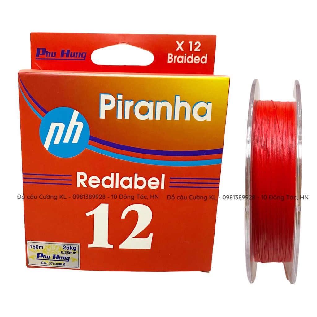 Dù Phú Hưng Piranha Redlabel X12 150m và 200m