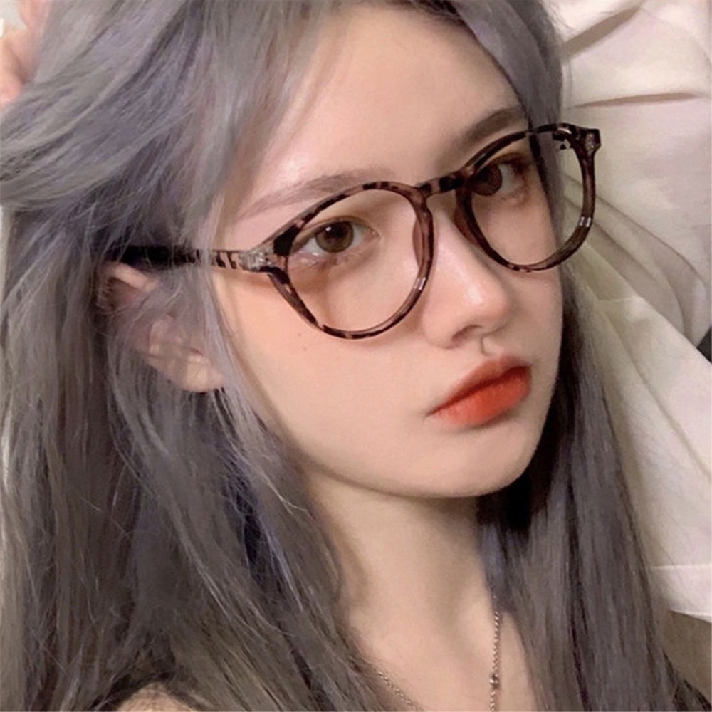 Mắt Kính Gọng Tròn Chống Ánh Sáng Xanh Phong Cách Retro Thời Trang Cho Nam Nữ