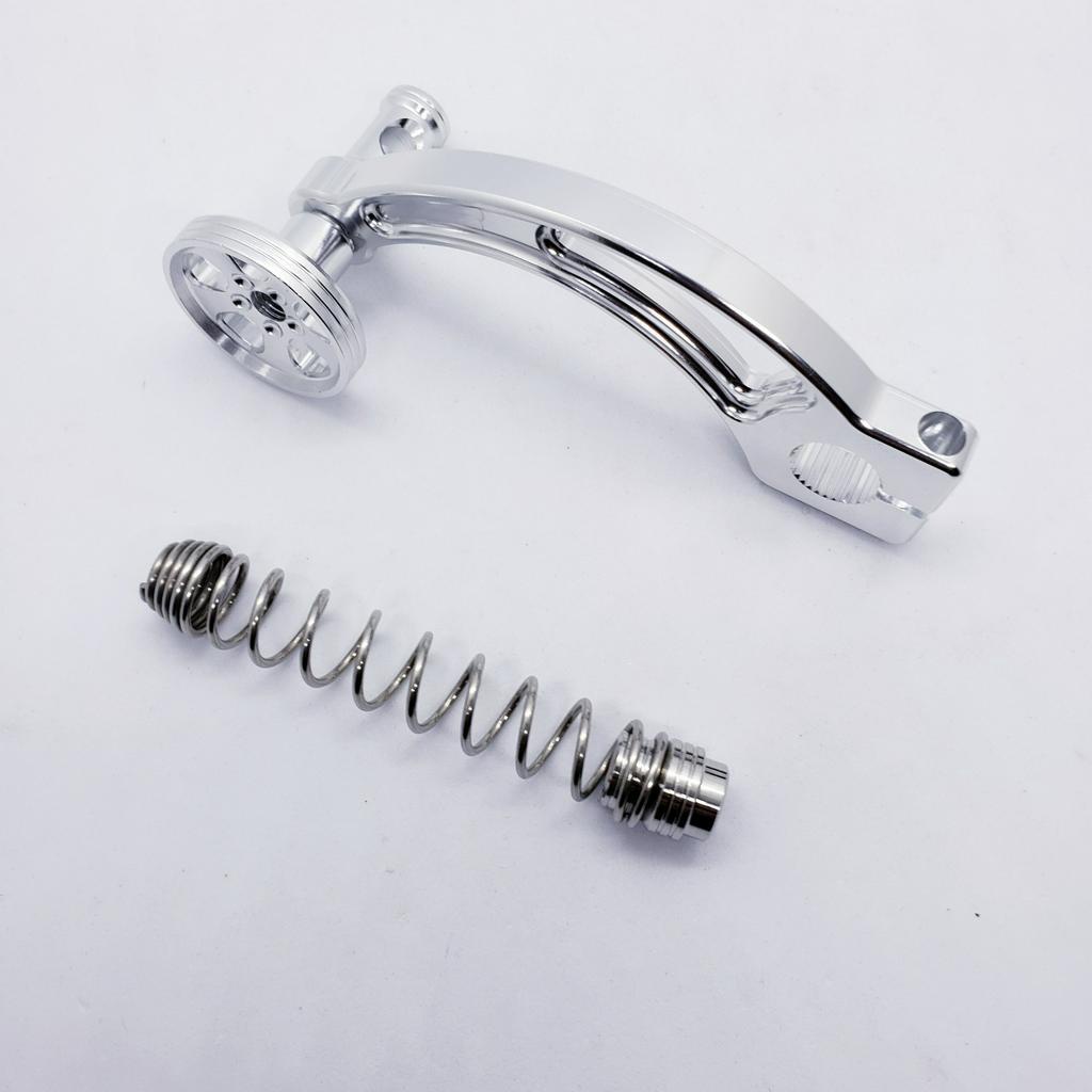 Càng thắng CNC nhôm cong tặng kèm lò xo 304 gắn xe máy