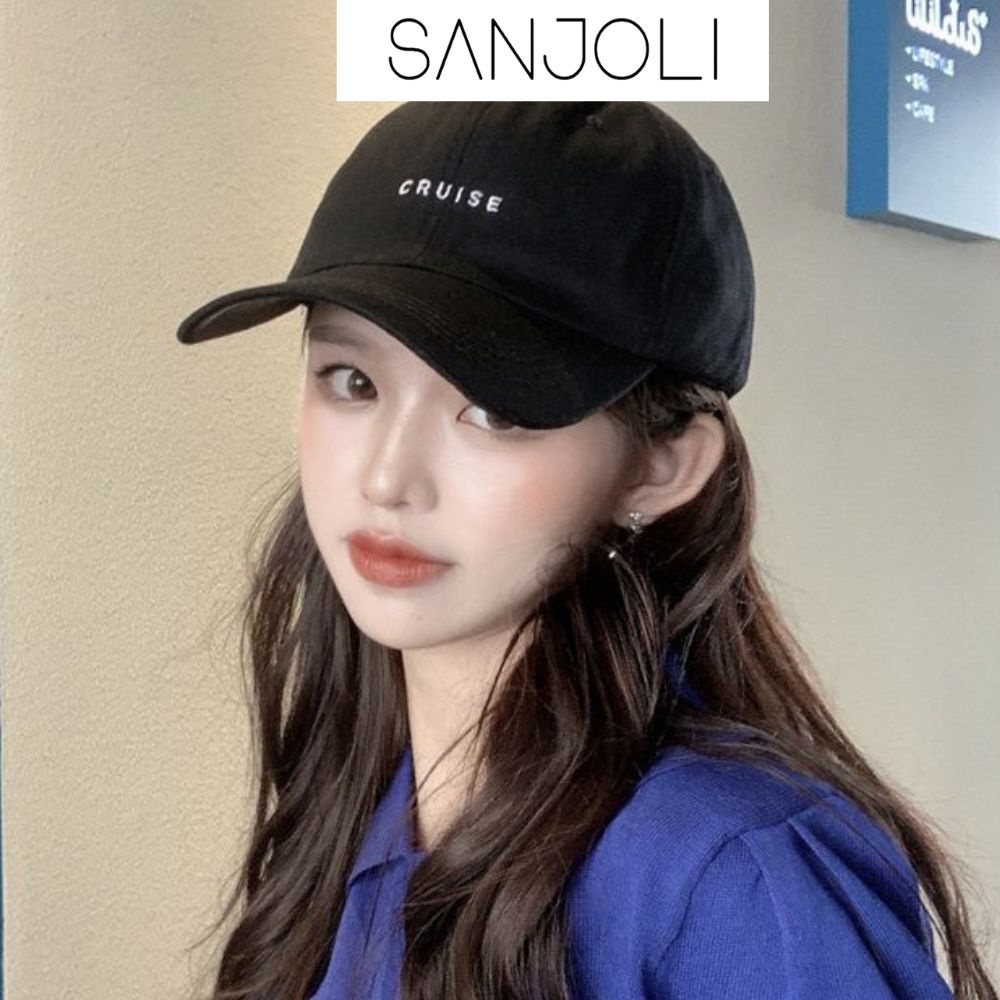 Mũ lưỡi trai C SANJOLI Nón kết thêu chữ CRUISE chất kaki cao cấp form unisex nam nữ NO005