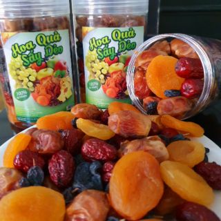 500g hũ mix hoa quả sấy dẻo 4 vị