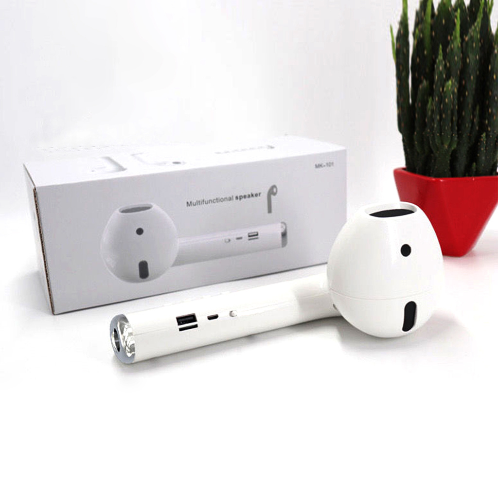 Loa Bluetooth 5.0 Không Dây Hình Chiếc Tai Nghe Màu Trơn Kích Thước Lớn