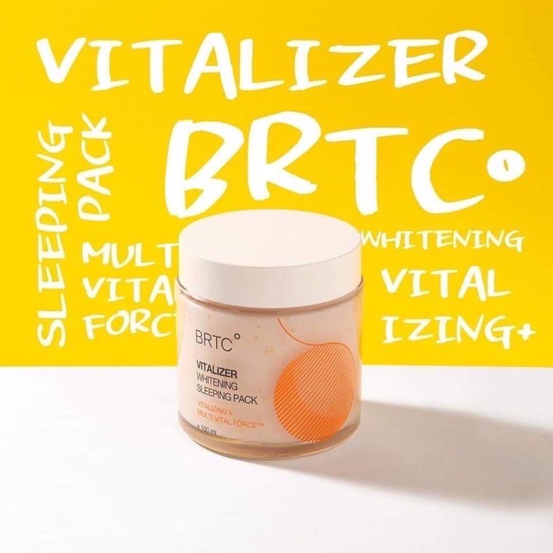 Kem ngủ Căng Trắng Da BRTC Vitalizer Whitening Sleeping Mask