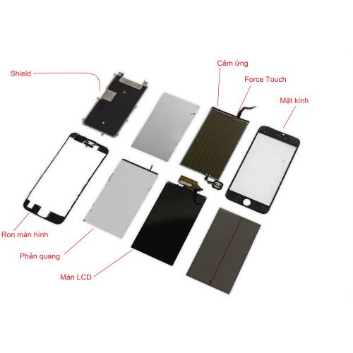 Phản quang zin có 3D touch iphone 6S/6SP/7/7P/8/8P