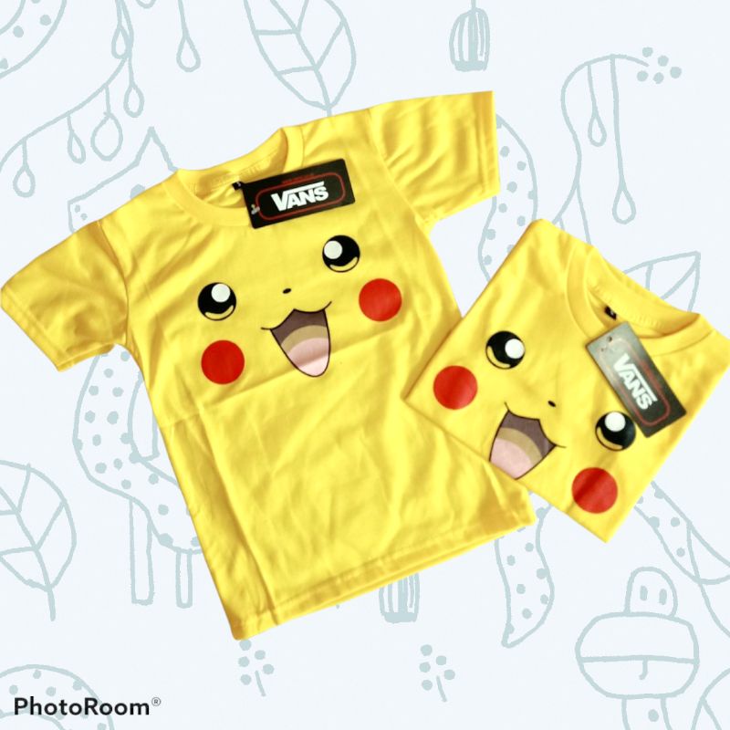 Áo thun in hình Pokemon cho bé từ 5-8 tuổi