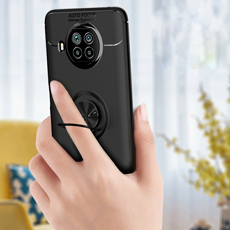 Ốp lưng Xiaomi Mi 10T Lite / Note 9 Pro 5G hiệu Auto Focus nhẫn iring chống sốc