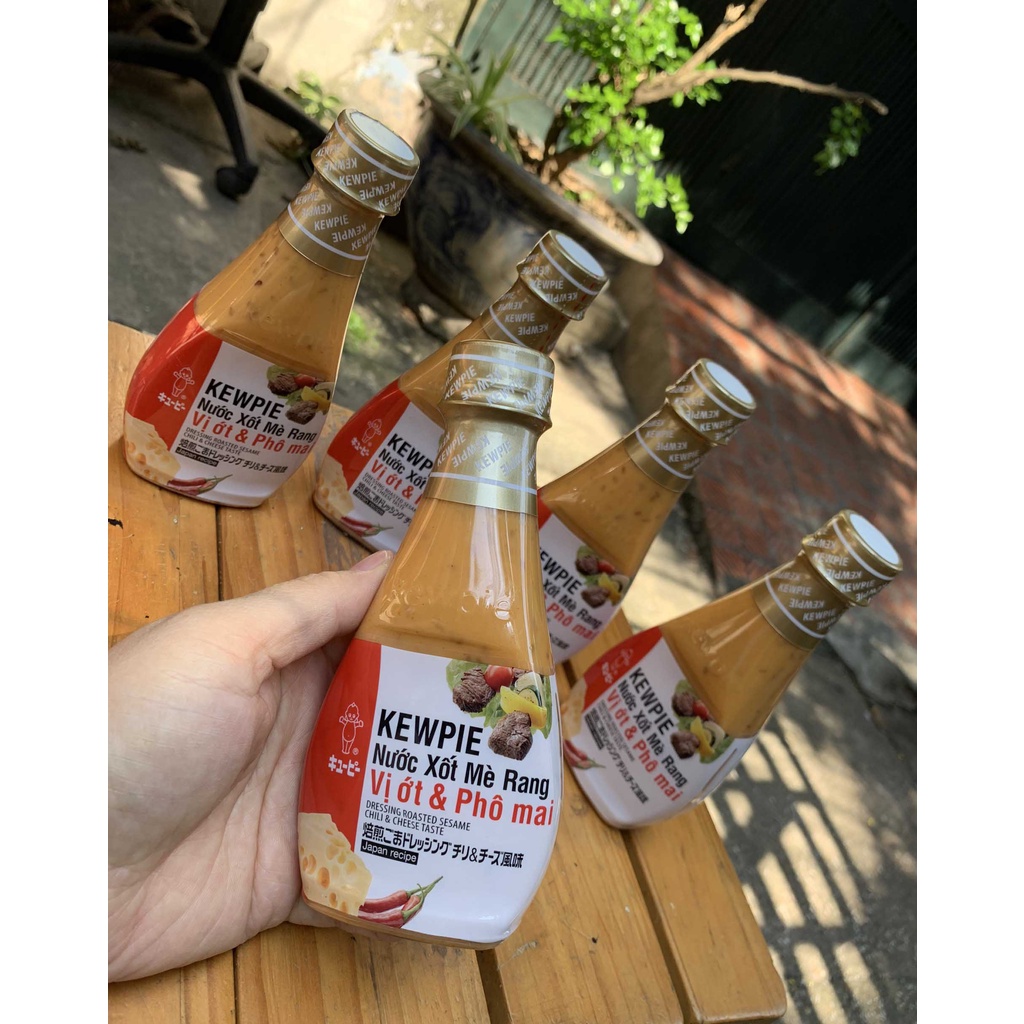 Nước xốt mè rang vị ớt &amp; phô mai Kewpie