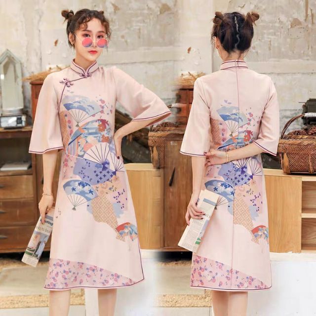 Sườn xám cách tân trung hoa loại đẹp