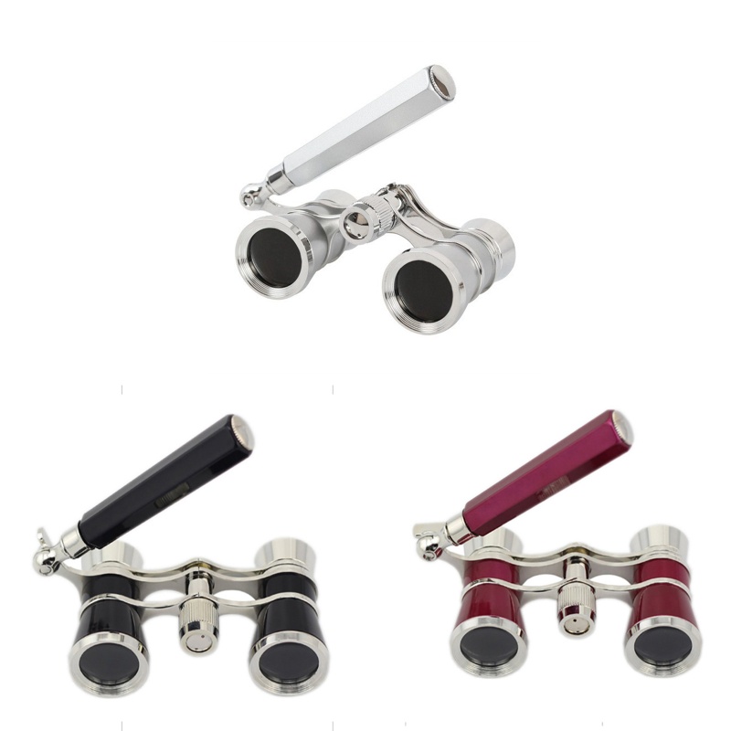 Kính Viễn Vọng Opera 3x25 Tráng Đồng Kèm Tay Cầm
