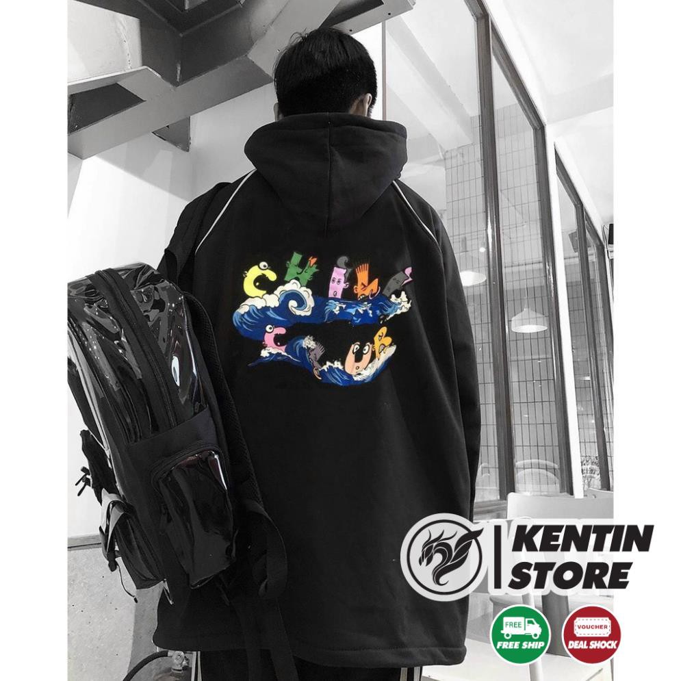 Áo khoác hoodie Chống Nắng Cho nam nữ in hình Chili Club, Form rộng Unisex có Dây Kéo Ulzzang KENTIN