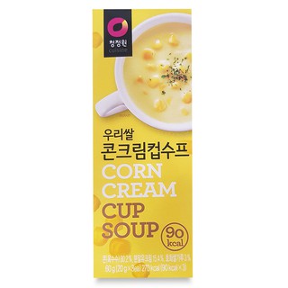 Súp kem ngô Daesang 60g (hộp 3 gói x 20g)