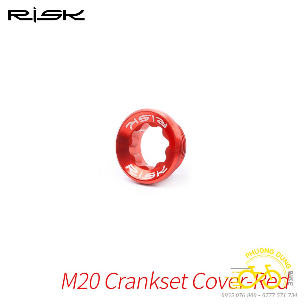 Ốc vặn đùi đĩa trục rỗng xe đạp M20 RISK