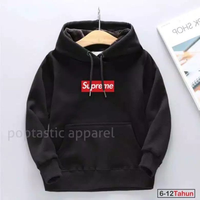 Áo Hoodie Supreme Cho Bé 6-14 Tuổi