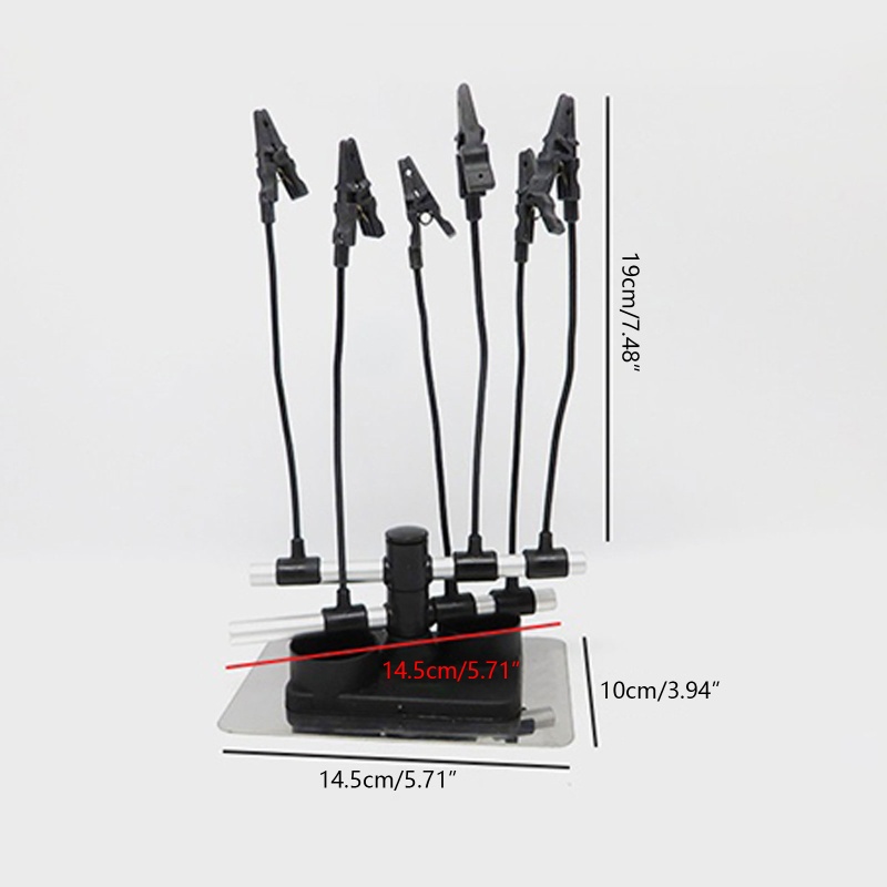 Set 6 Kẹp Cá Sấu Đỡ Tranh Ảnh Tiện Dụng DIY