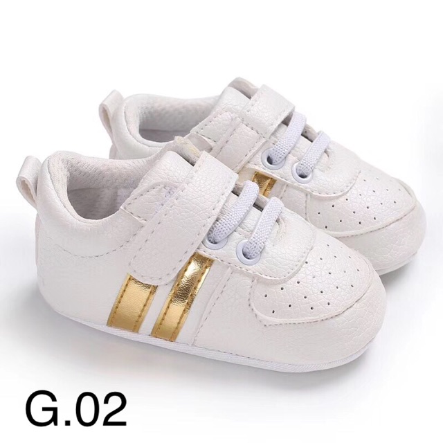 Giày tập đi sọc PU