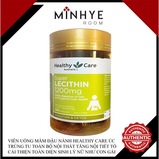 Viên Uống Mầm Đậu Nành Healthy Care Úc Trùng Tu Toàn Bộ Body Tăng Nội Tiết Tố Tóc Bóng Mượt Ngực Nở Mông Cong