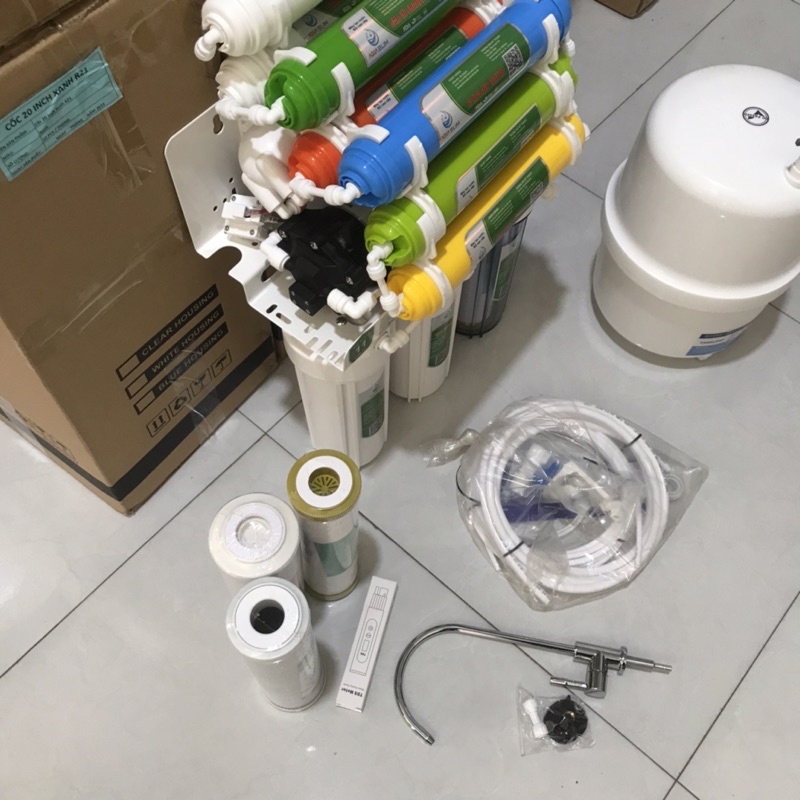 máy lọc nước ro không vỏ tủ Aqua 11 cấp lọc . tặng 3 quả lọc 123  - có giá sỉ