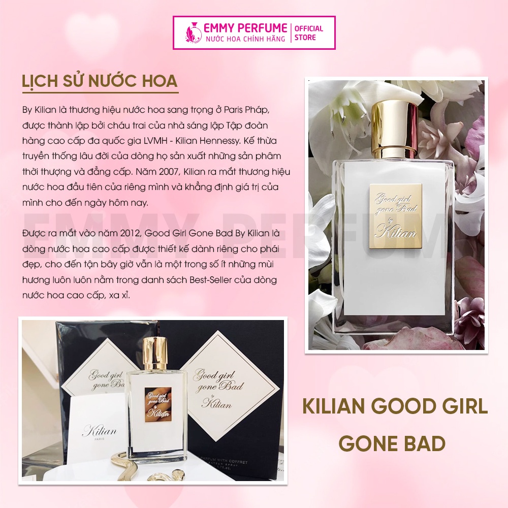 Nước Hoa Nữ Rắn Trắng Killian Good Girl Gone Bad - Mùi hương của Quyền Lực và Sang Trọng EmmyPer