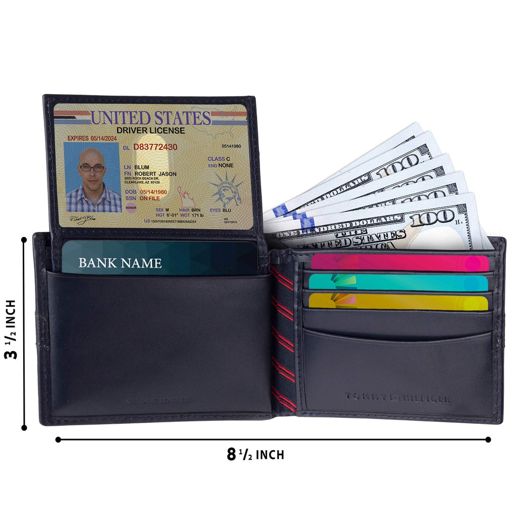 VÍ DA NAM TOMMY NHẬP MỸ CHÍNH HÃNG