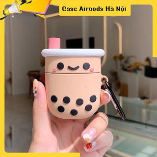 Case Airpods - Ốp Airpods 1/2/3 ( PRO ) - Trà Sữa