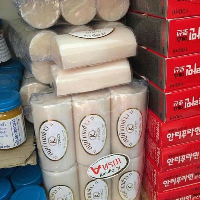 Xà phòng cám gạo, sữa dê Thái Lan