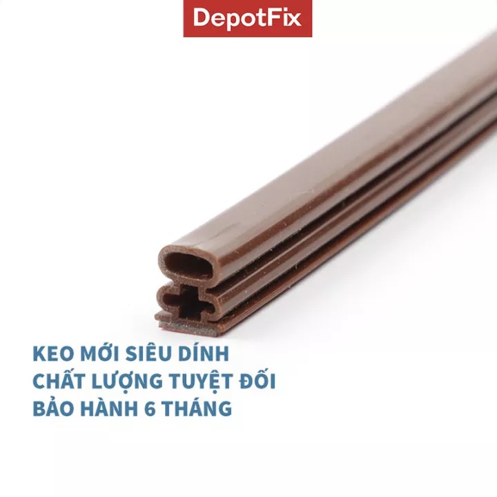Ron Cách Âm Khung Depotfix Cửa Màu Nâu Nhiều Size