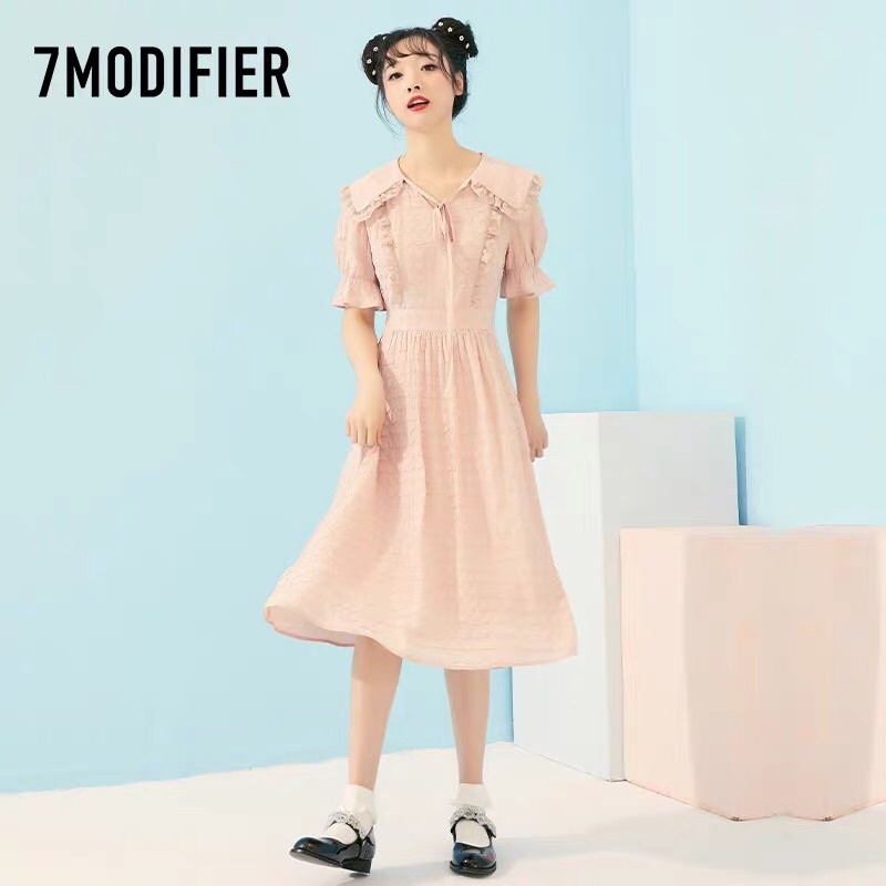 Đầm voan màu 7MODIFIER