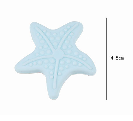 Set 4 miếng đệm bảo vệ tay nắm cửa chống va chạm hình sao biển phát sáng