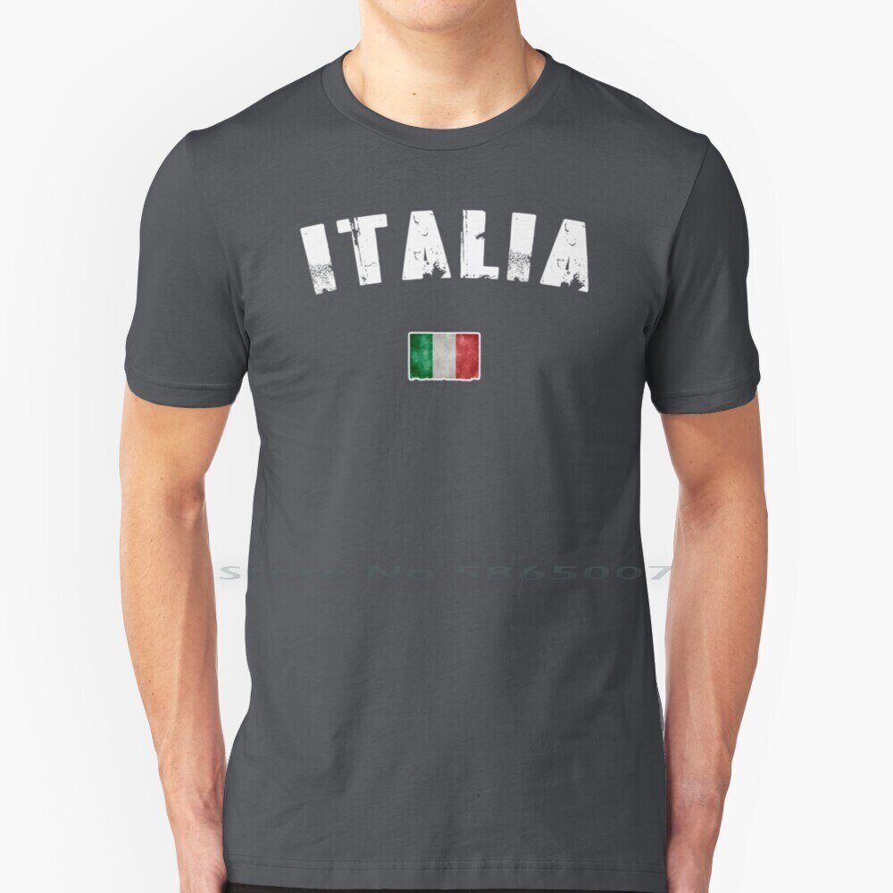 Italia cờ áo thun cotton Ý logo bóng đá italia azzuri biểu tượng cappucino sicily roma tã napoli mil