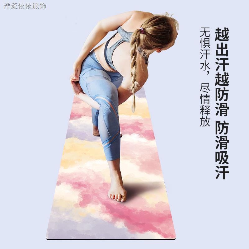 Thảm Tập Yoga Chuyên Nghiệp Bằng Cao Su Mỏng Chống Trượt Có Thể Gấp Gọn Tiện Lợi