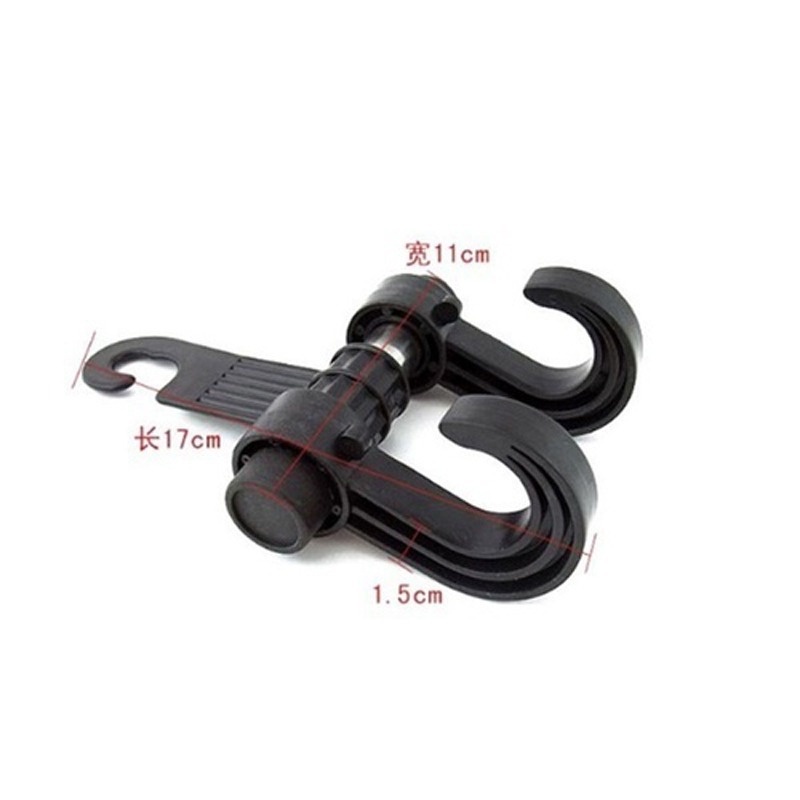 1 Móc Đôi Treo Đồ Gắn Ghế Ngồi Xe Hơi Tiện Dụng