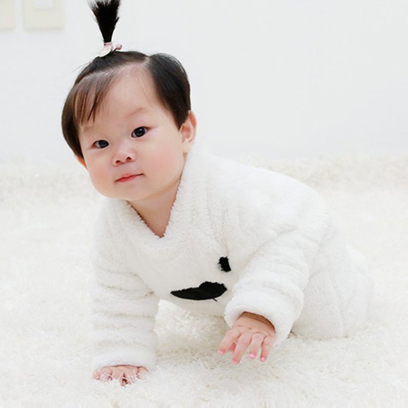 Áo liền quần dài tay ấm áp dễ thương cho bé