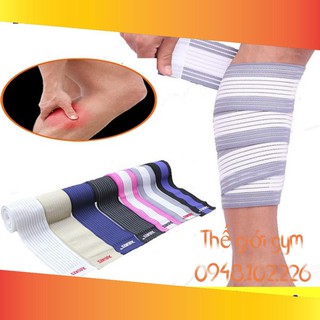 {sẵn) Dây Thun Y Tế Quấn Bảo Vệ Bắp Chân, Băng Quấn Mắt Cá Chân Thể Thao 2019