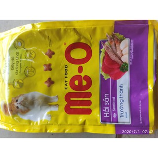 Thức ăn khô (cám) Me-O 350g - ~400g Thái Lan vị hải sản cho mèo