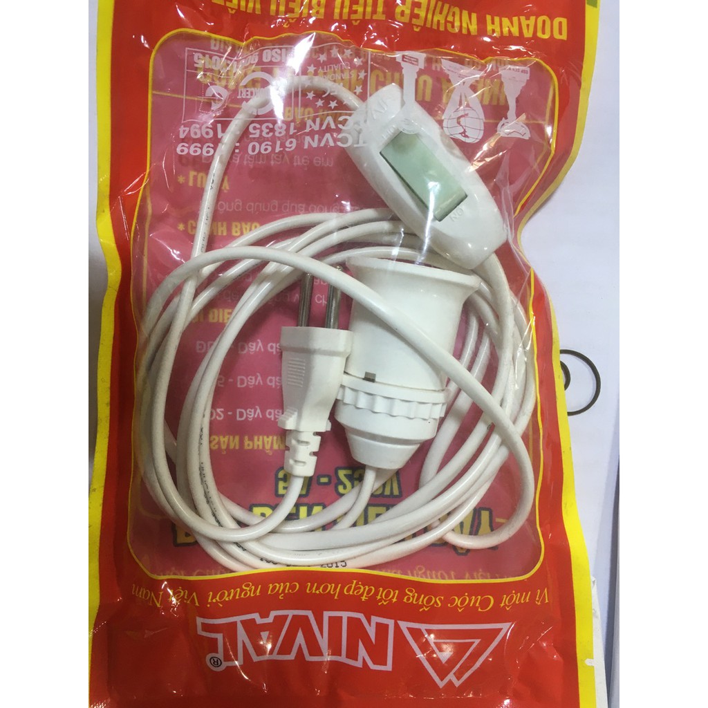 Dây điện công tắc đèn 2,5m,5m | chống cháy Nival