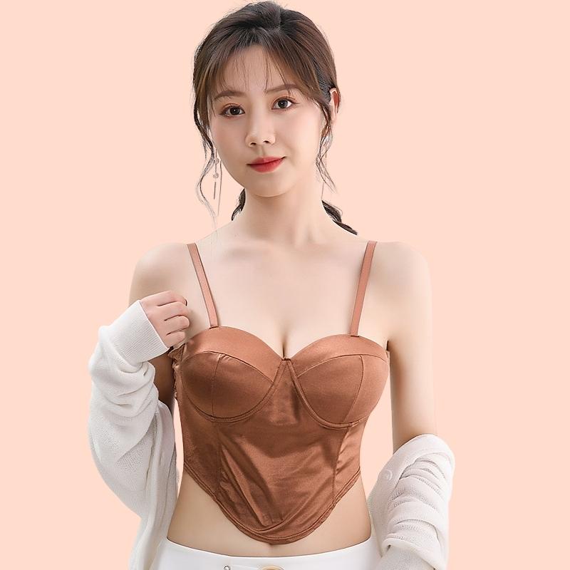 Áo Lót Nữ 2 Dây Su Official Áo Bra Nâng Ngực Phi Lưng Thun 00881