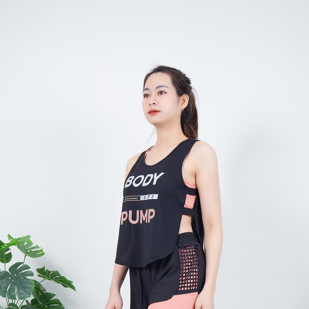 Áo tập Tanktop Body Pump phù hợp cho luyện tập thể thao, dã ngoại, đi chơi