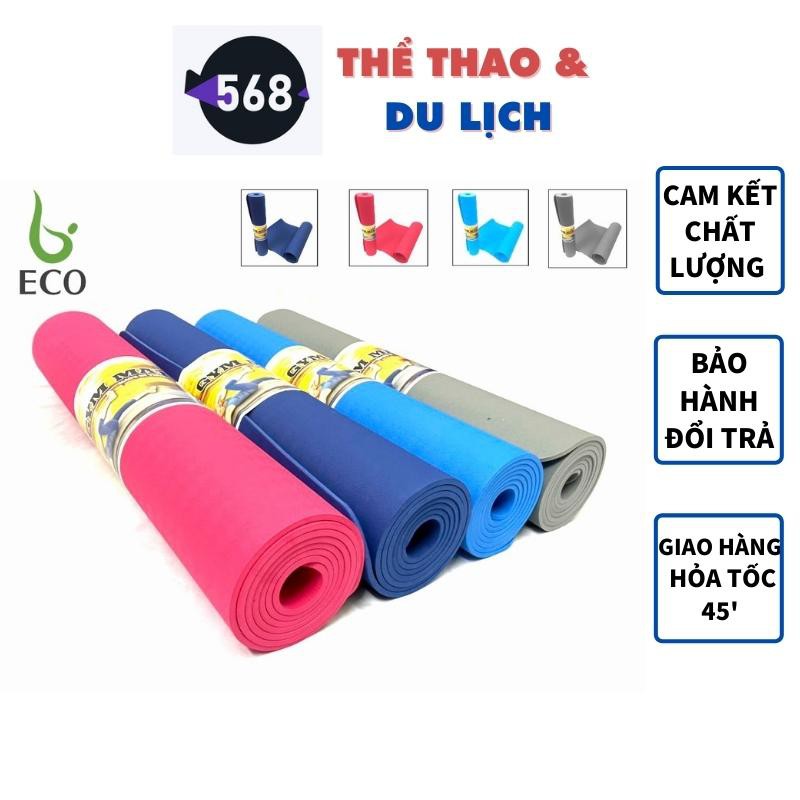 Thảm tập yoga gym giá rẻ chống trượt siêu dày siêu êm 568 LYPROEVA