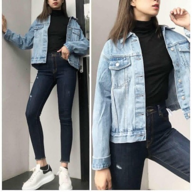 Áo khoác jeans hiệu Brandy