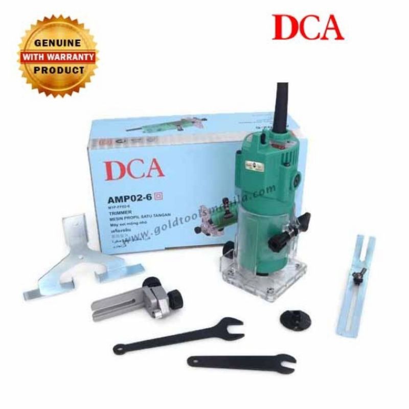 Máy phay, soi, router 6.35mm hãng DCA mã 02-6 mới