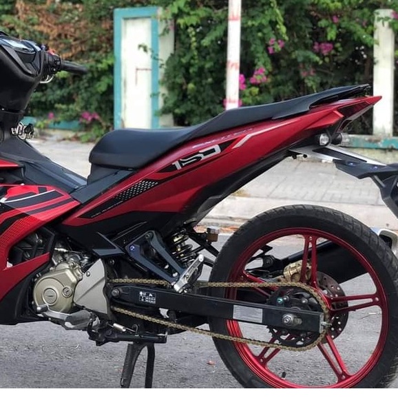 Tem Rời Exciter 150 Dán Xe Đỏ Nhám