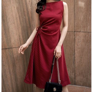 OLV - Đầm sọc Belly O Ring
