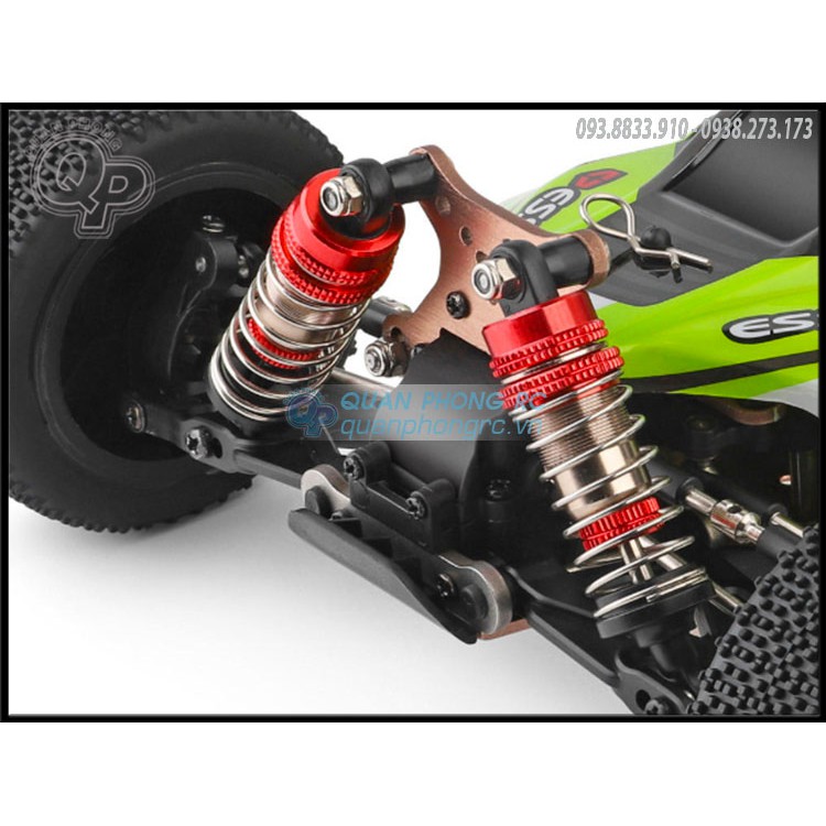 Xe 1/24 WLtoy 144001 1/14 2.4G 4WD Xe đua RC tốc độ cao 60km/h