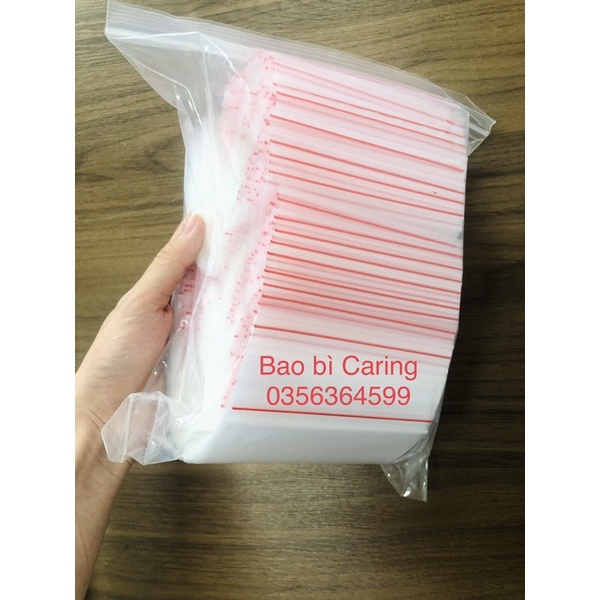 1KG Túi zip chỉ đỏ số 3-5 hàng chuẩn loại 1 dày dặn