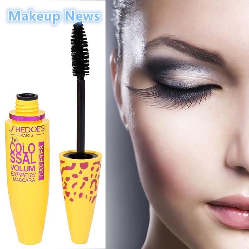 Mascara Sợi Tơ 4D Màu Đen Chuốt Mi Cong Vút Và Dày Hơn Kháng Nước Lâu Trôi