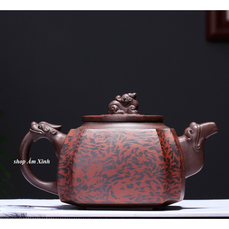 Ấm Tử Sa Nghi Hưng Bát Phương 540 ml