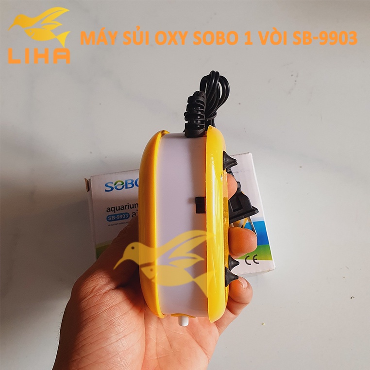 Máy Sủi Oxy Sobo 1 Vòi SB9903 - Máy oxi Cho Bể Cá