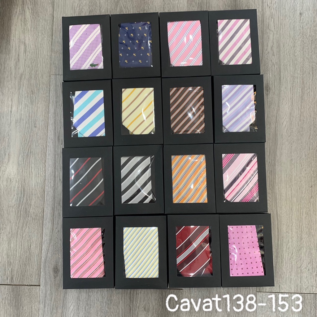 Cà vạt lụa hộp 8cm Cavat138-Cavat153